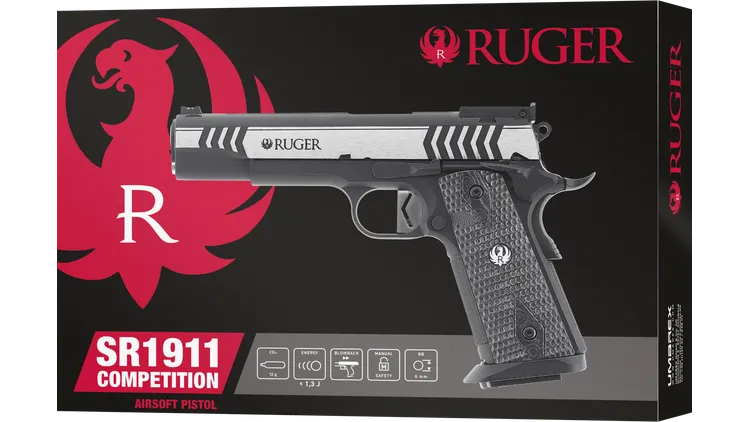 2.6566 - Ruger SR1911 Competition SLV-BLK 6 mm CO2 < 1,3 J 24R