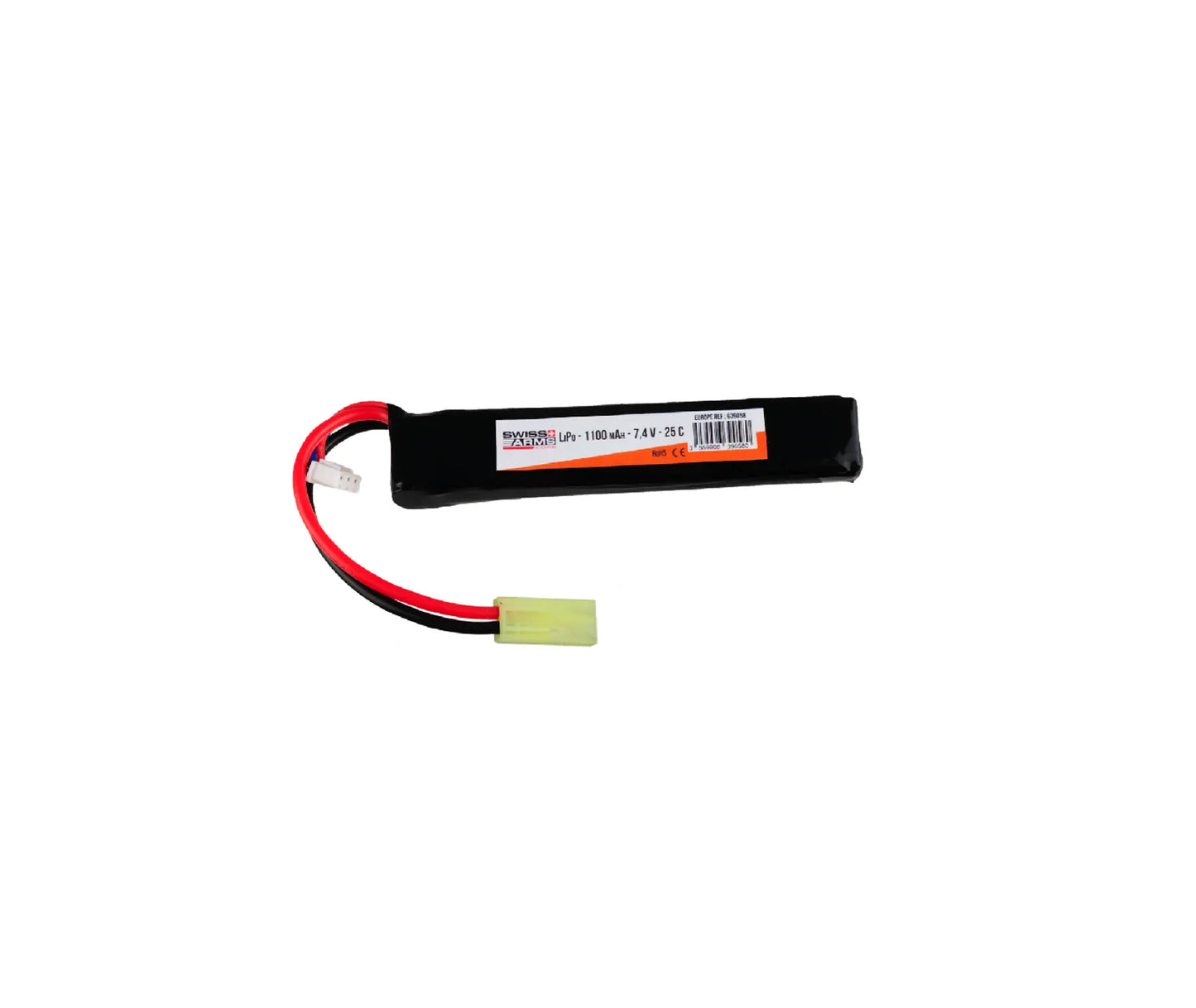 639058 - Baterry Stick LiPo-1100mAh-7.4v-25c Swiss Arms