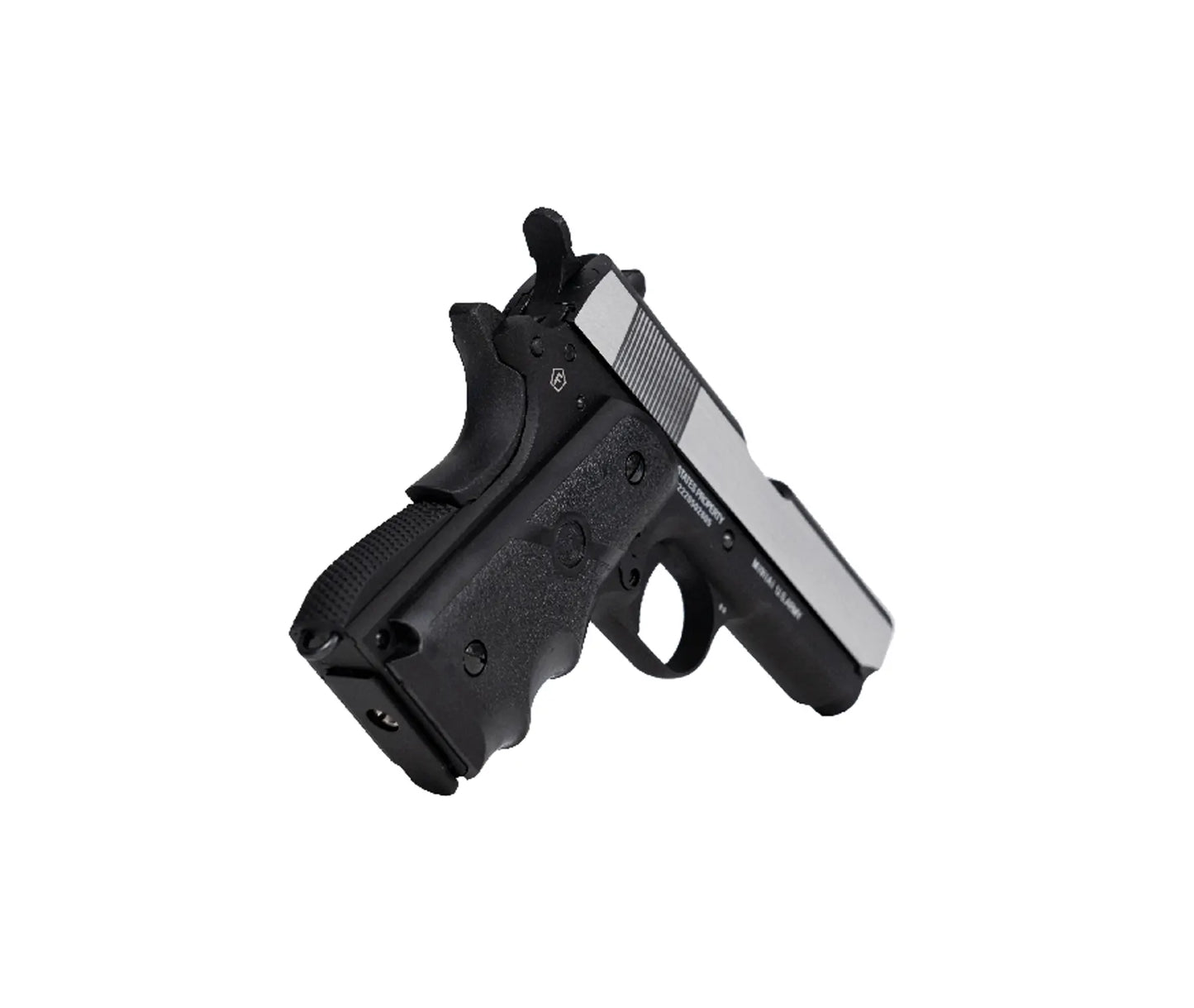180140 - Colt 1911 Defender Gas Dual Tone (Silver Slide, Black Lower) 6mm 0.9J 13R