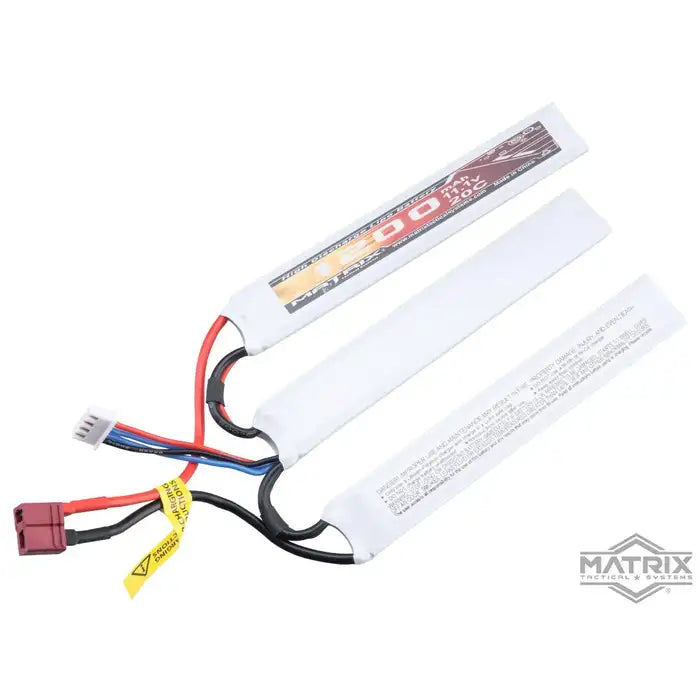 87428 - Matrix High Performance 11.1V Butterfly Type Airsoft LiPo Battery (Model: 1200mAh - 20C / Deans)