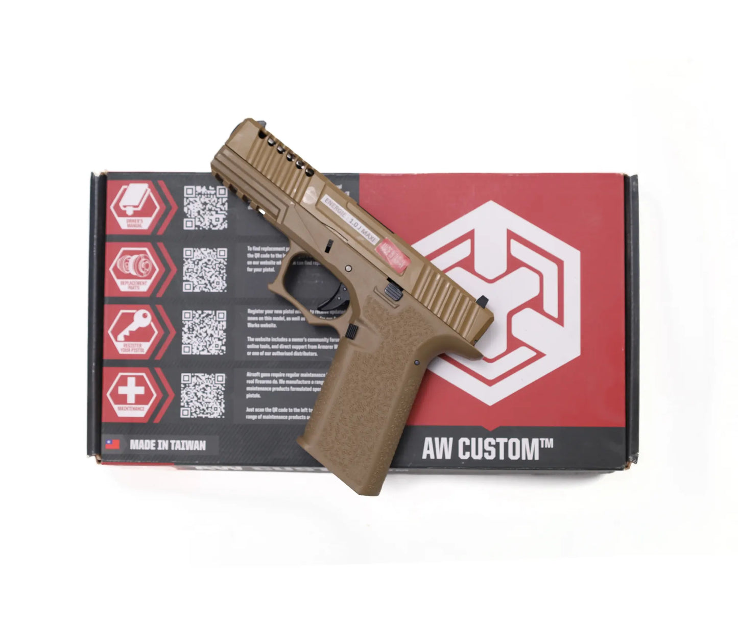 AW-VX7101 - AWCustom VX7 mod 1 TAN Metal slide GBB