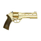 440.129 - RHINO REVOLVER 60DS AIR CO2 bb GOLD W/ PISTOL CASE