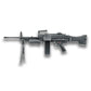 2.6488X - Heckler & Koch MG4 BLK 6mm AEG 1J 900R/4000R Full-Auto