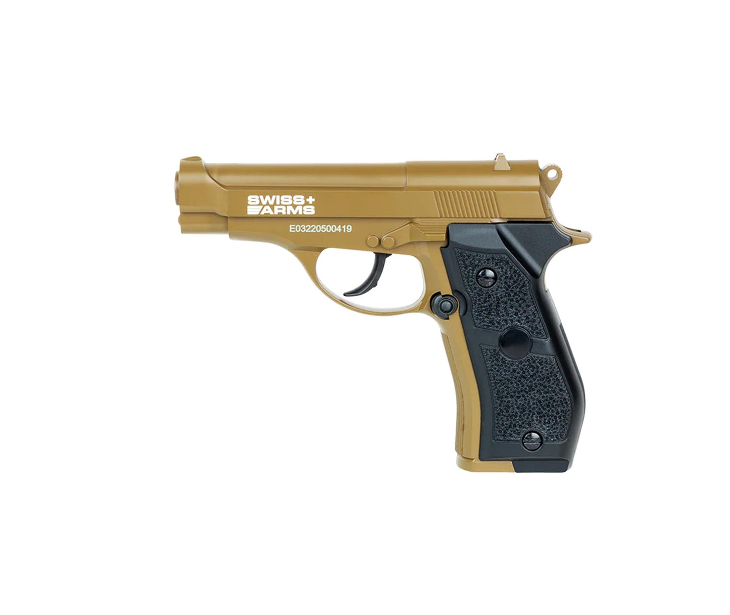 288763 - SWISS ARMS P84 TAN CO2 20BBs AIRGUN