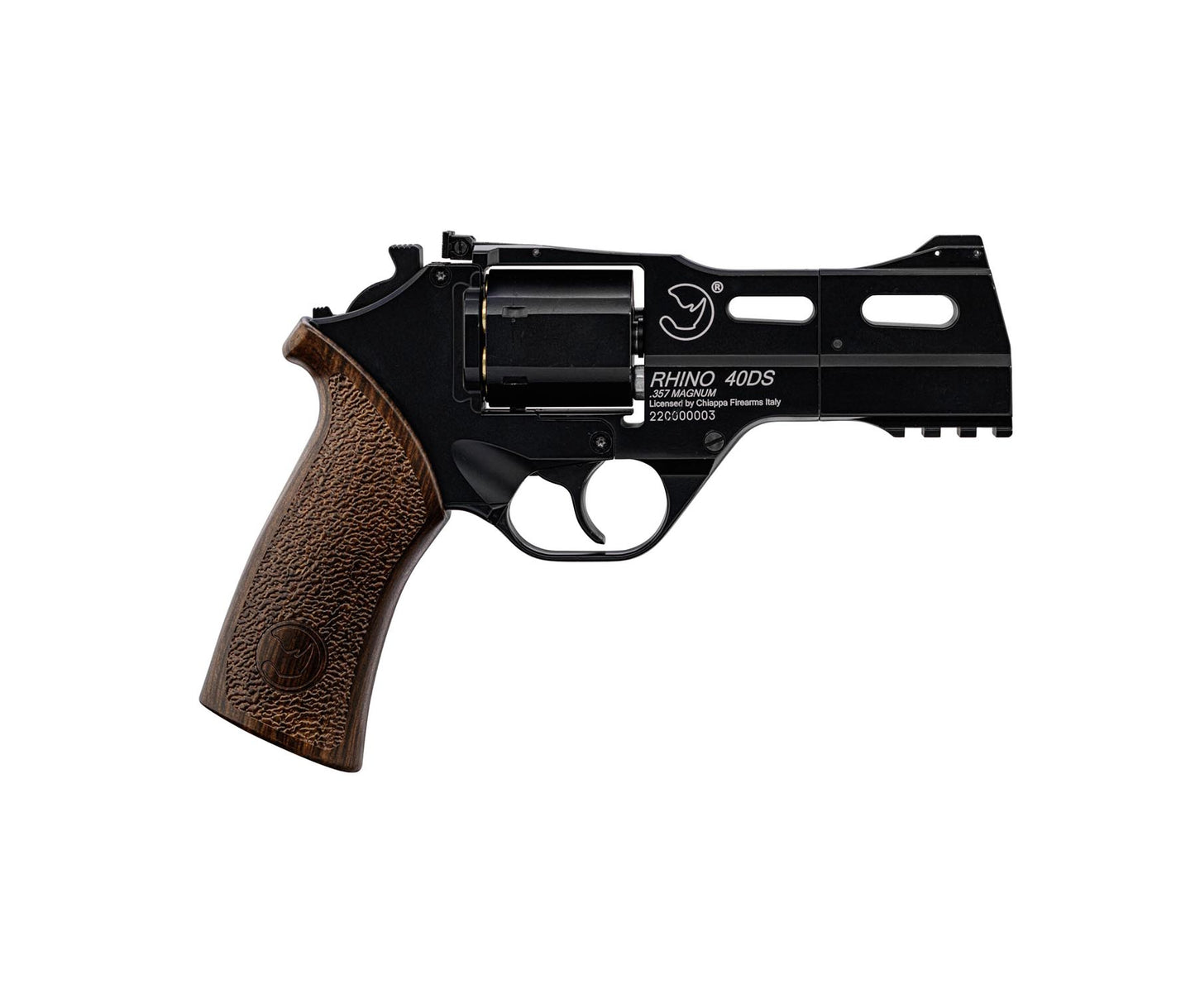 440.123 - RHINO REVOLVER 40DS AIR CO2 bb BLACK