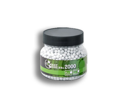 2.5674 - Combat Zone BB 6 mm 0,20 g WHT 2000 pcs container