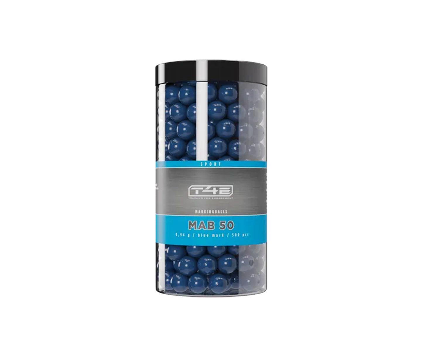 2.4597 - T4E Marking Balls MAB50 500 Shots Blue