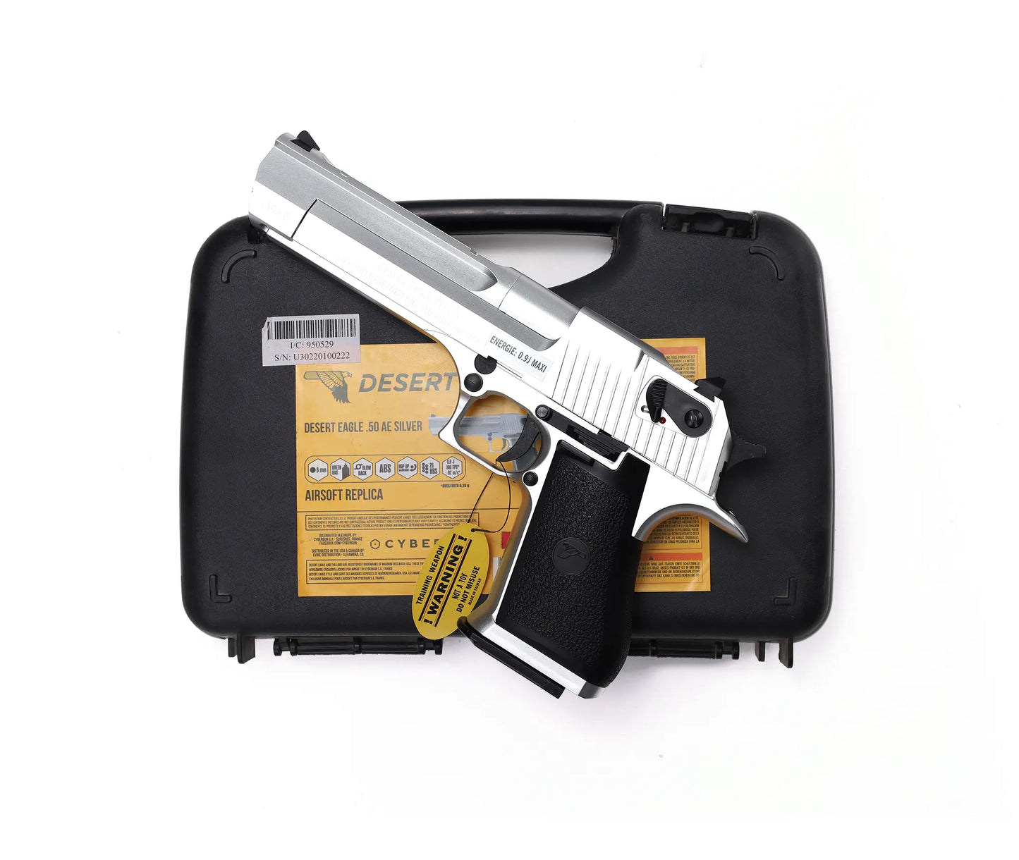 950529 - Desert Eagle .50AE ABS Semi auto GBB Gas Silver