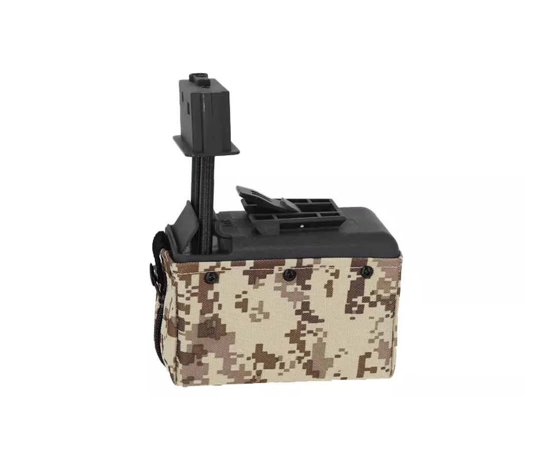 68090 - Ammobox A&K Digital Desert 1500BBs for M249