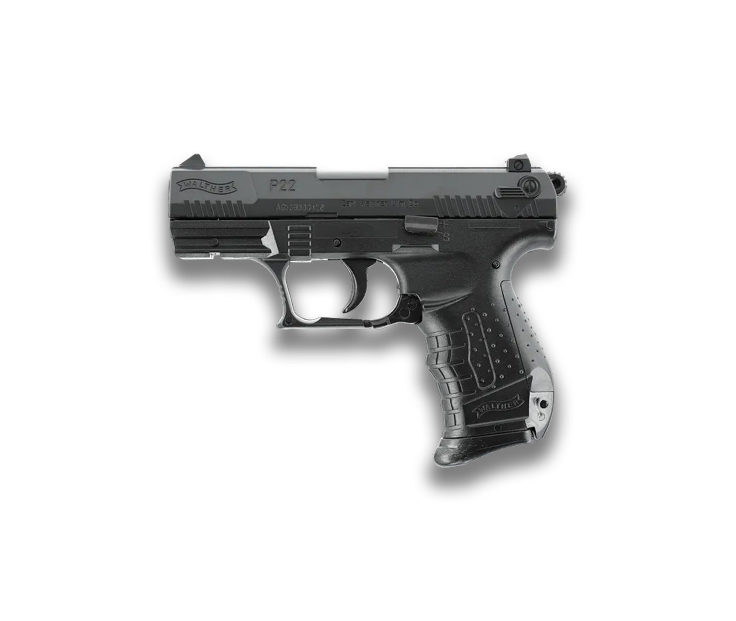 2.5179 - Walther P22 BLK 6mm Spring 0.5J 20R