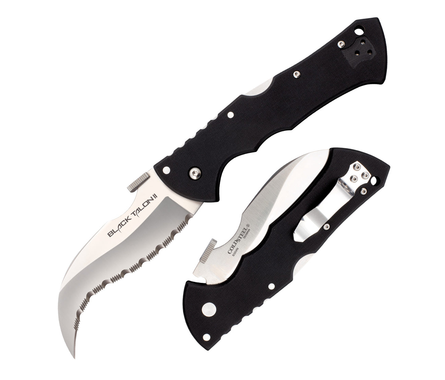 22BTS - BLACK TALON II  SERRATED EDGE COLD SEEL