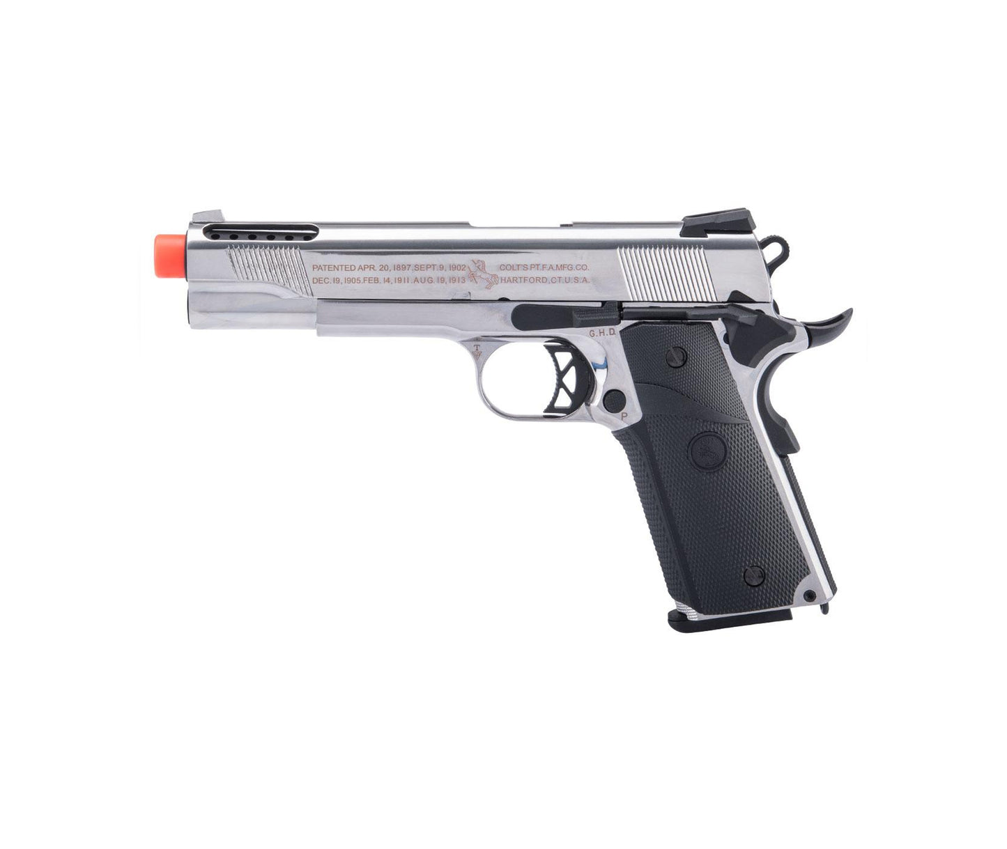 180165 - Colt 1911 Ported silver slide SRV-12 (Dual Tone)Gas