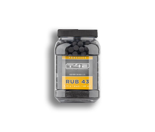 2.4703 - T4E Practice RUB 43 Rubberballs .43 BLK 0,75 g 500 pcs