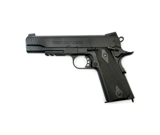 180524 - Colt 1911 Rail Gun GBB CO2 Black Mat 17BBs