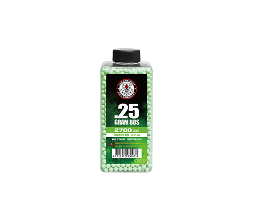 G-07-265 - 0.25g 2700R Green Tracer BBs