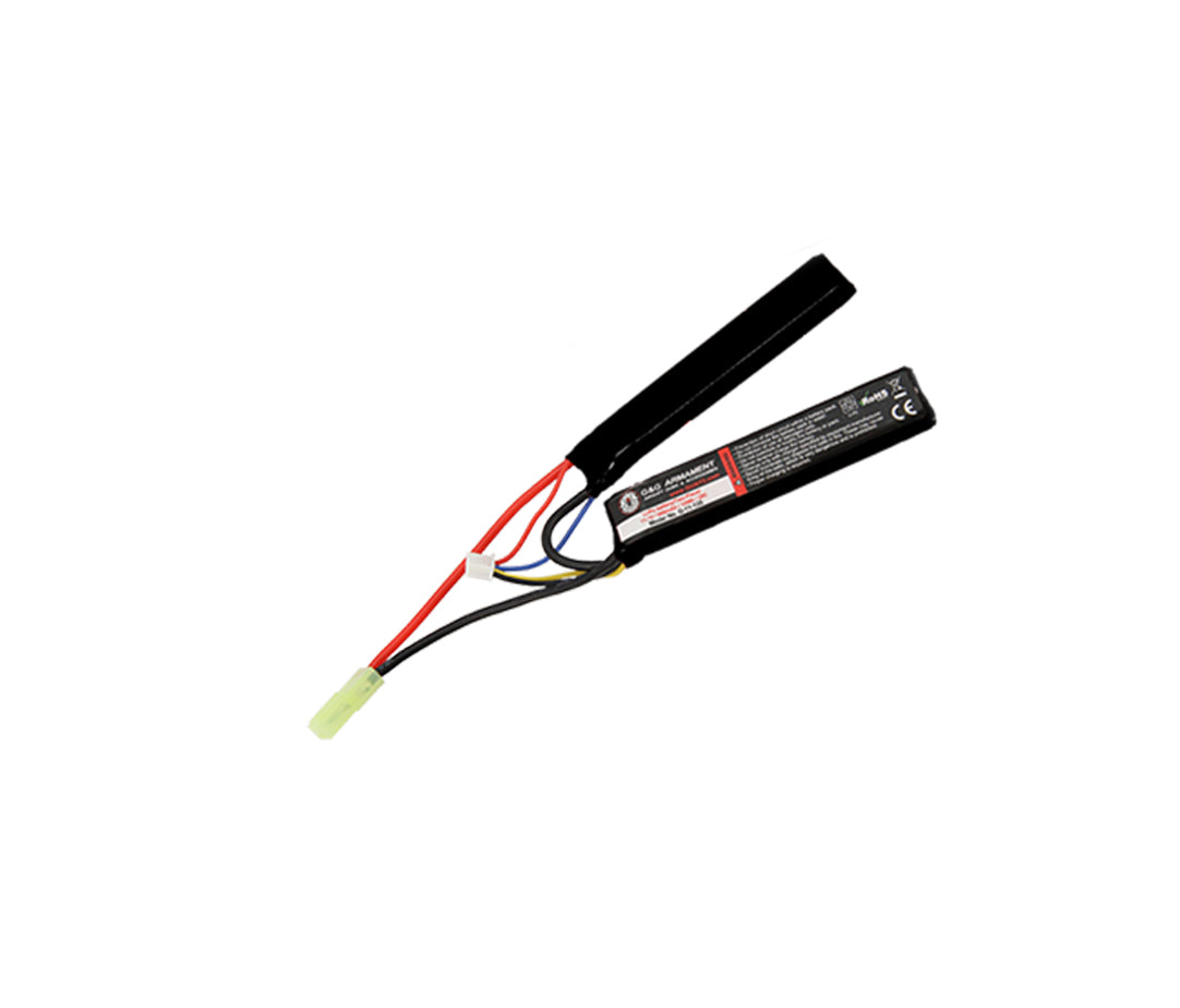 G-11-135 - G&G Armament 11.1V 900MAH 20C LI-PO BATTERY (TWO-PIECE)