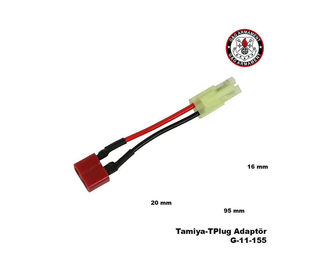 G-11-155 - SMALL TAMIYA TO STANDARD DEANS BATTERY ADAPTER