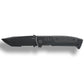 5.0898 - Walther PDP Steel Frame Tanto Folder serrated, black