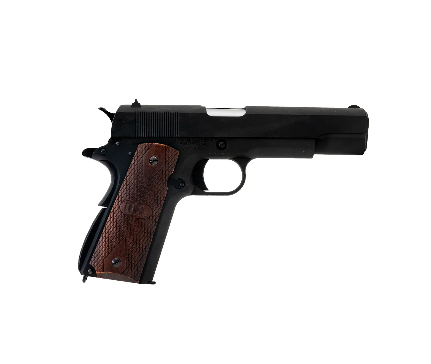 430505 - (MATT BLACK WOOD) AO M1911A1 GBB 6mm 1J 15R