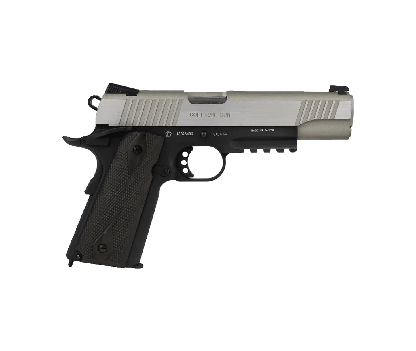 180531 - COLT 1911 DUAL TONE RAIL GUN CO2 17R 1J 6mm