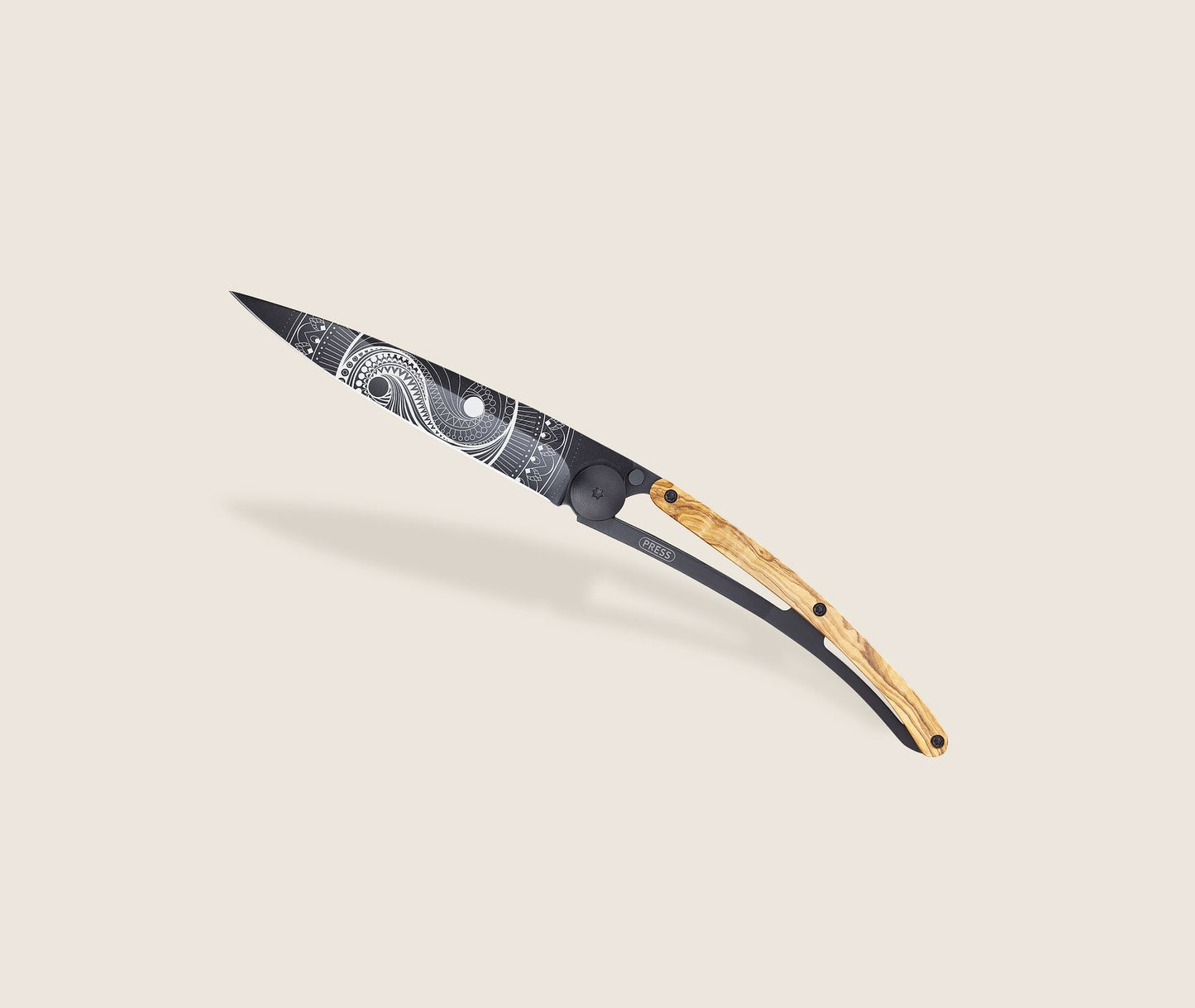1GB000149 - DEEJO 37g Olive Wood/Yin & Yang