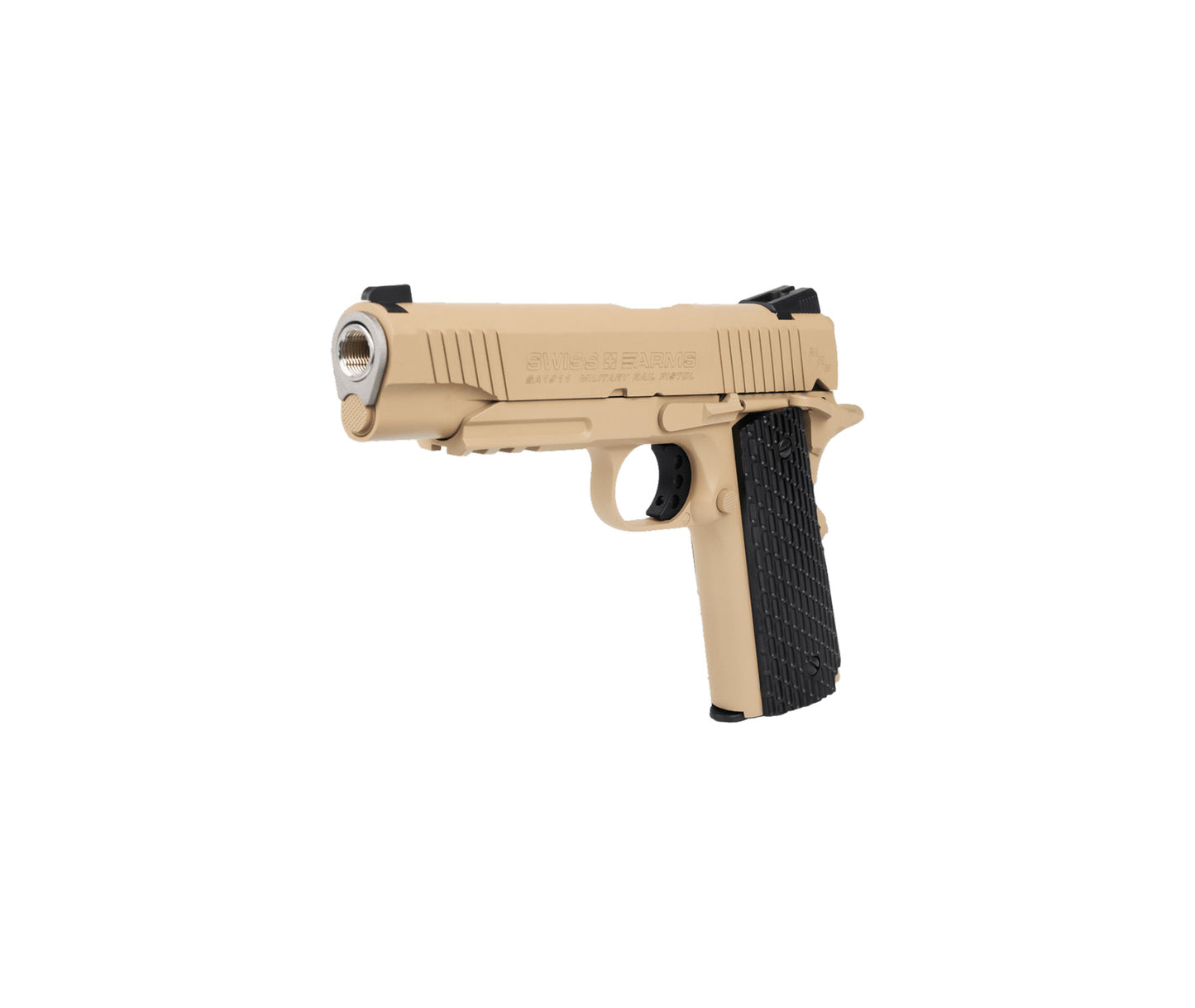 288507 - SWISS ARMS 1911 MILITARY RAIL PISTOL GBB CO2 AIRGUN
