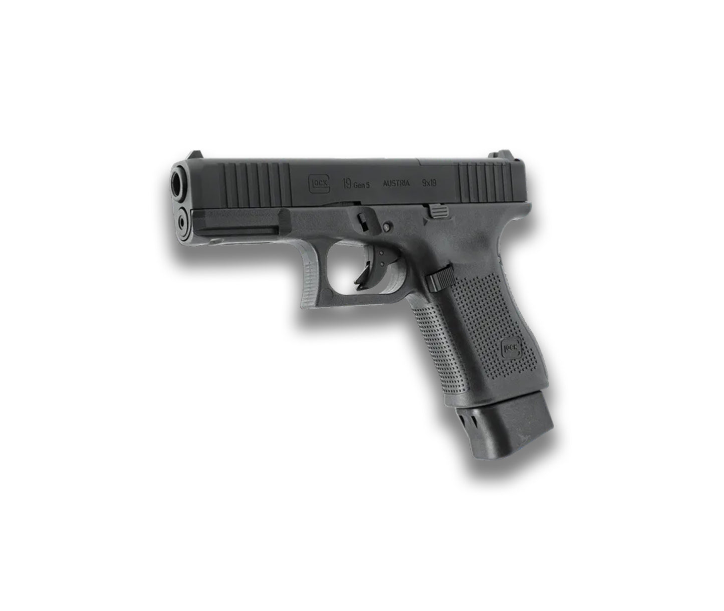 5.8460 - GLOCK 19 Gen5 MOS BLK 4.5mm (.177) BB CO2 2J 17R