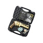 440.129 - RHINO REVOLVER 60DS AIR CO2 bb GOLD W/ PISTOL CASE