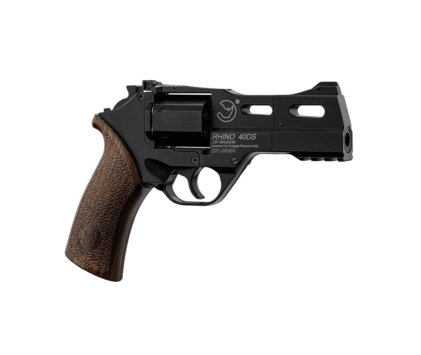 440.123 - RHINO REVOLVER 40DS AIR CO2 bb BLACK