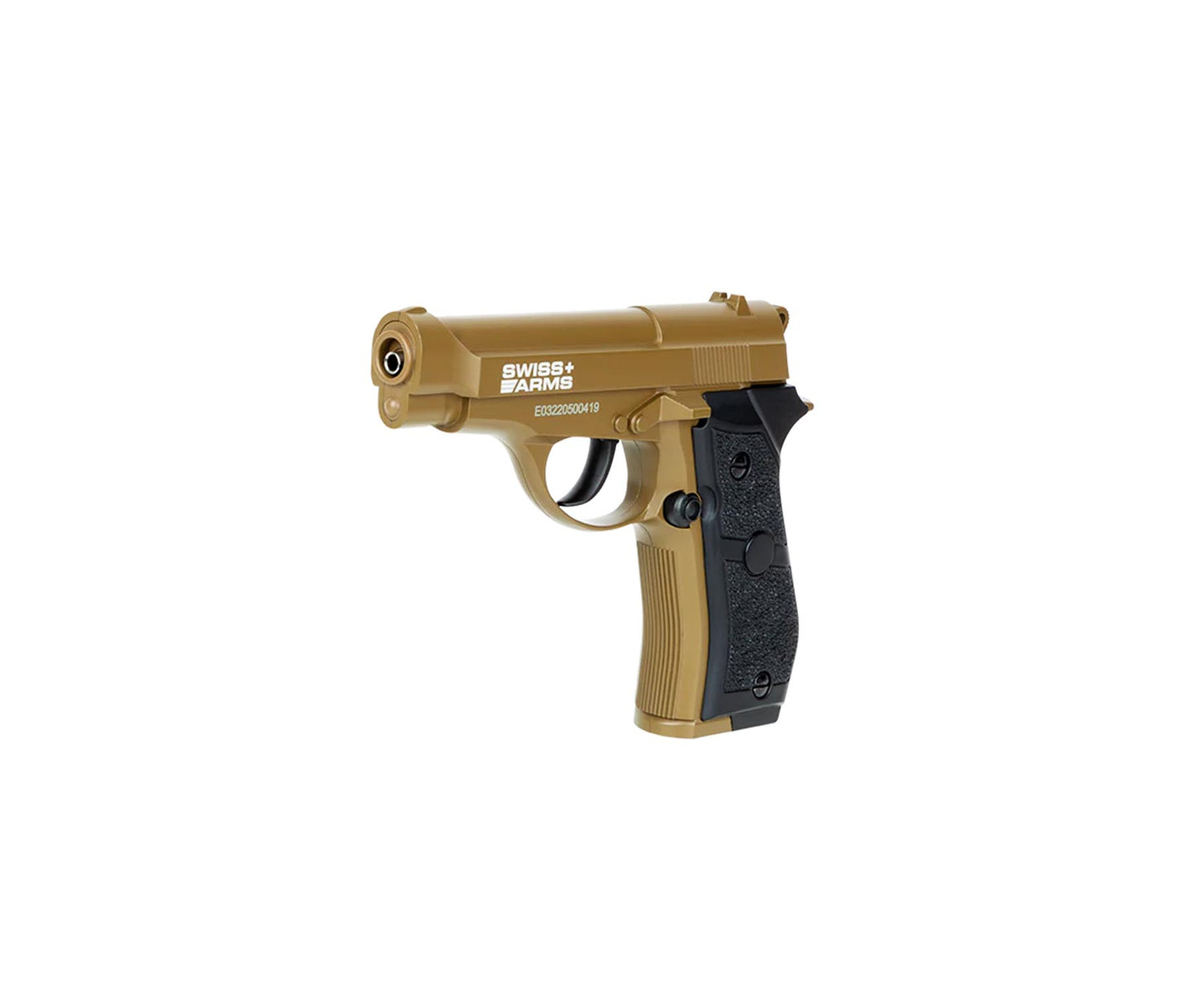 288763 - SWISS ARMS P84 TAN CO2 20BBs AIRGUN