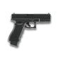 2.6415 - GLOCK 17 Gen4 BLK 6mm CO2 1.0J 25R