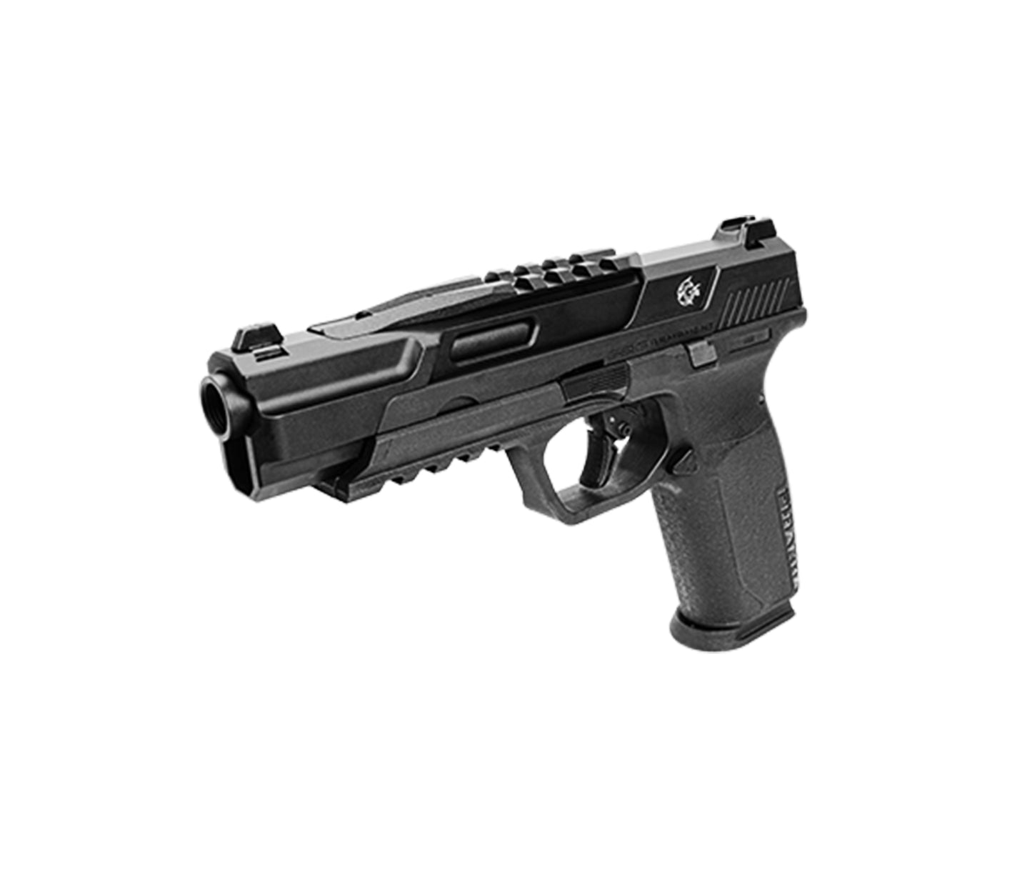 GAS-PRN-TOR-SBB-ECM - Piranha TR Silver Pistol (EU)