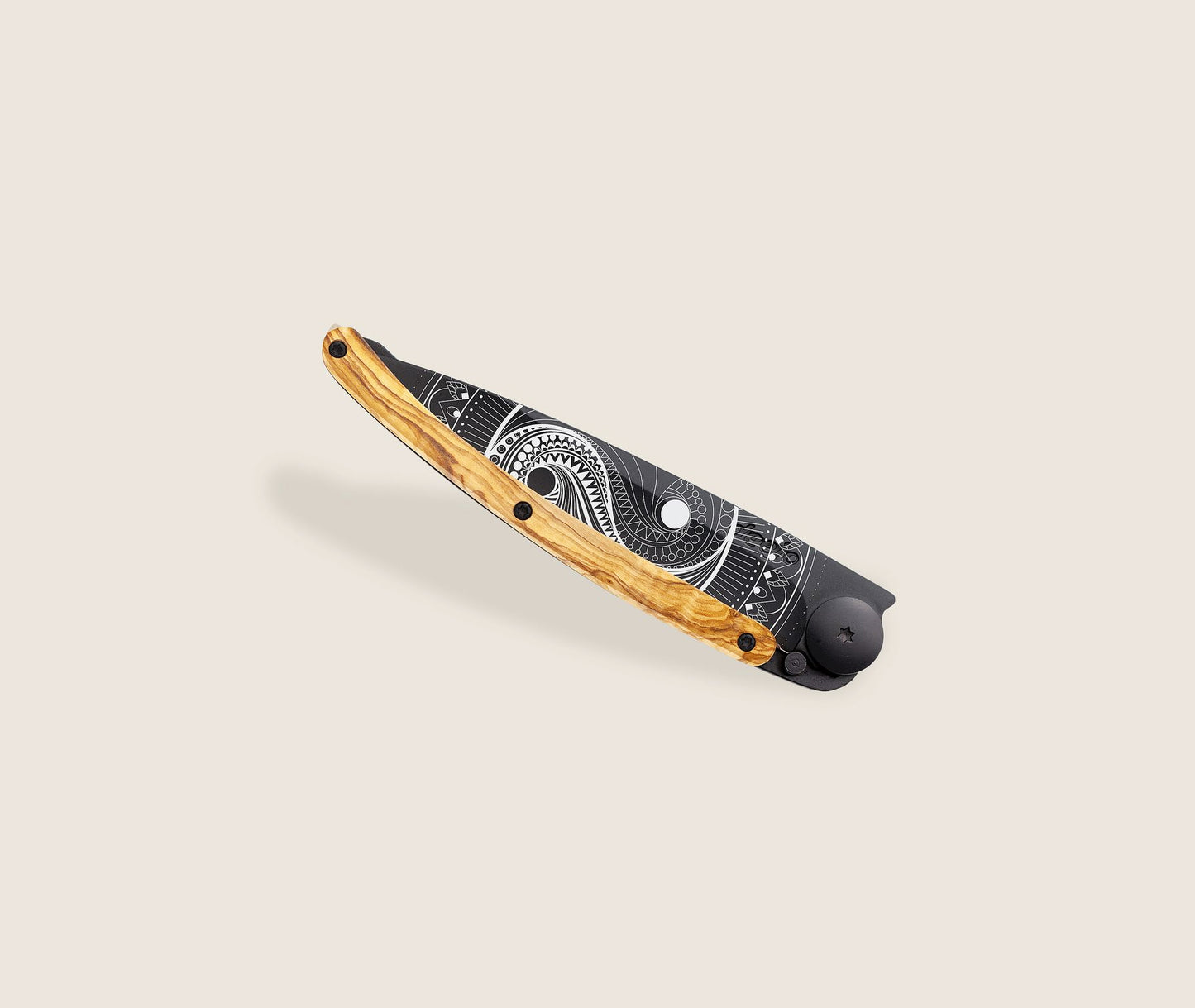 1GB000149 - DEEJO 37g Olive Wood/Yin & Yang