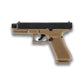 211.00.04 - T4E GLOCK 17 Gen5 BLK-COY .43 CO2 5J 8R