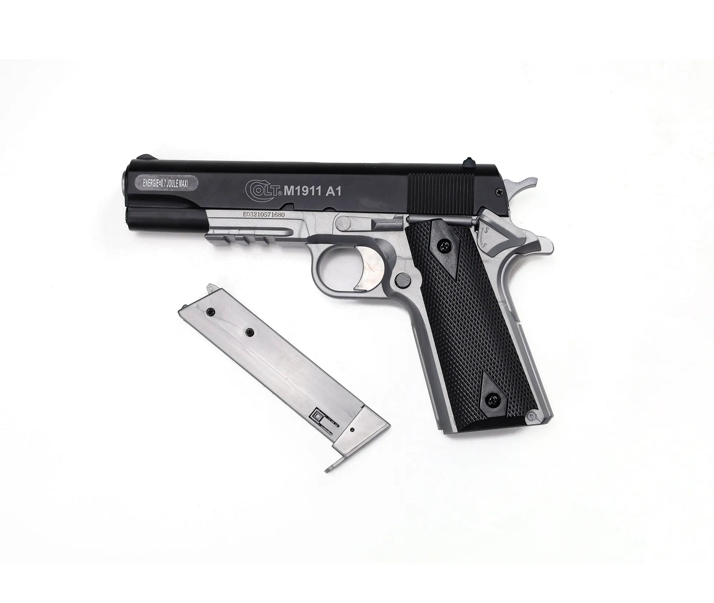 180131 - Colt 1911 Spring Dual Tone Black Silver