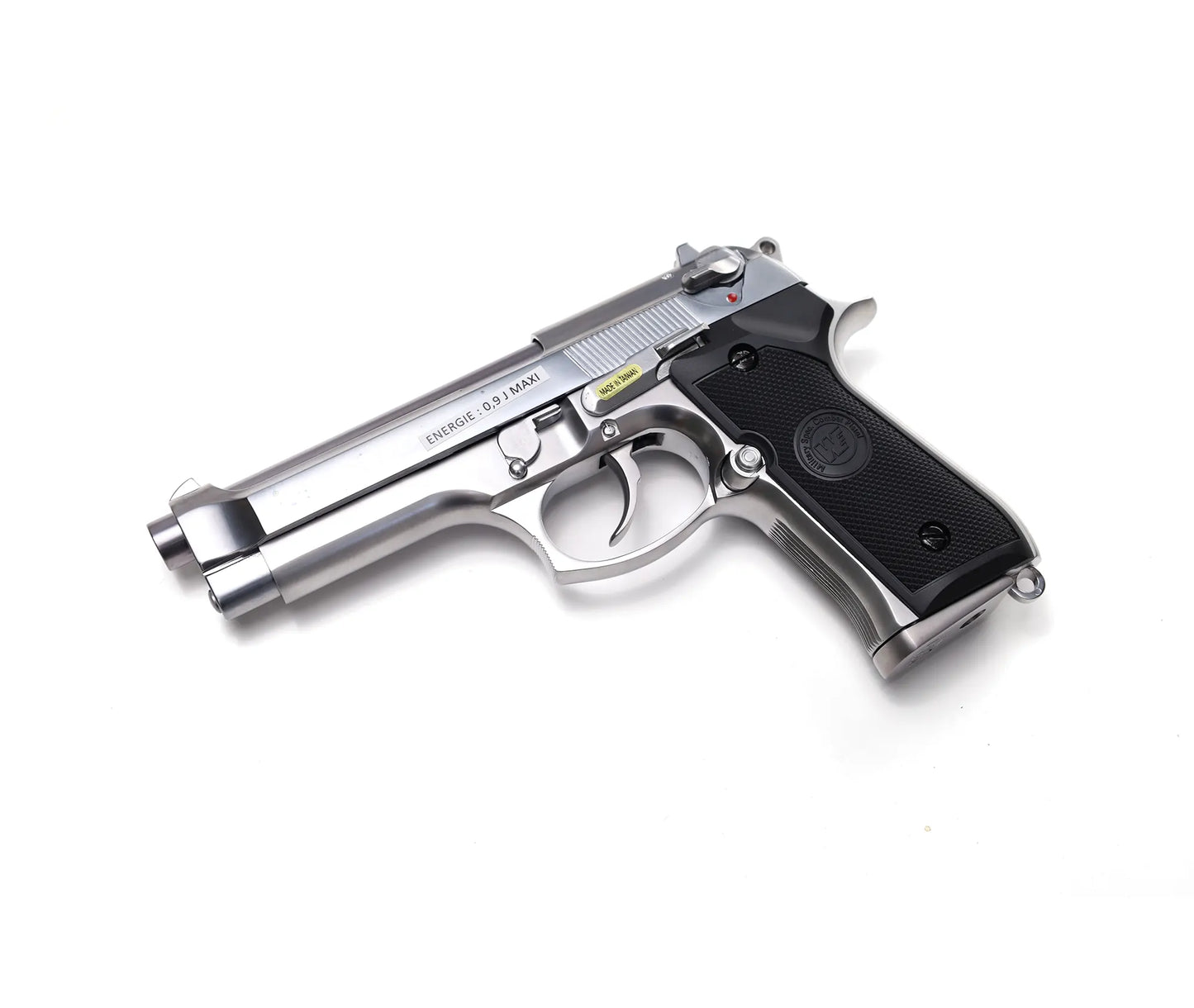 500558 - WE M92 GBB Gas Full metal Chrome 6mm /C12