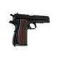 430505 - (MATT BLACK WOOD) AO M1911A1 GBB 6mm 1J 15R