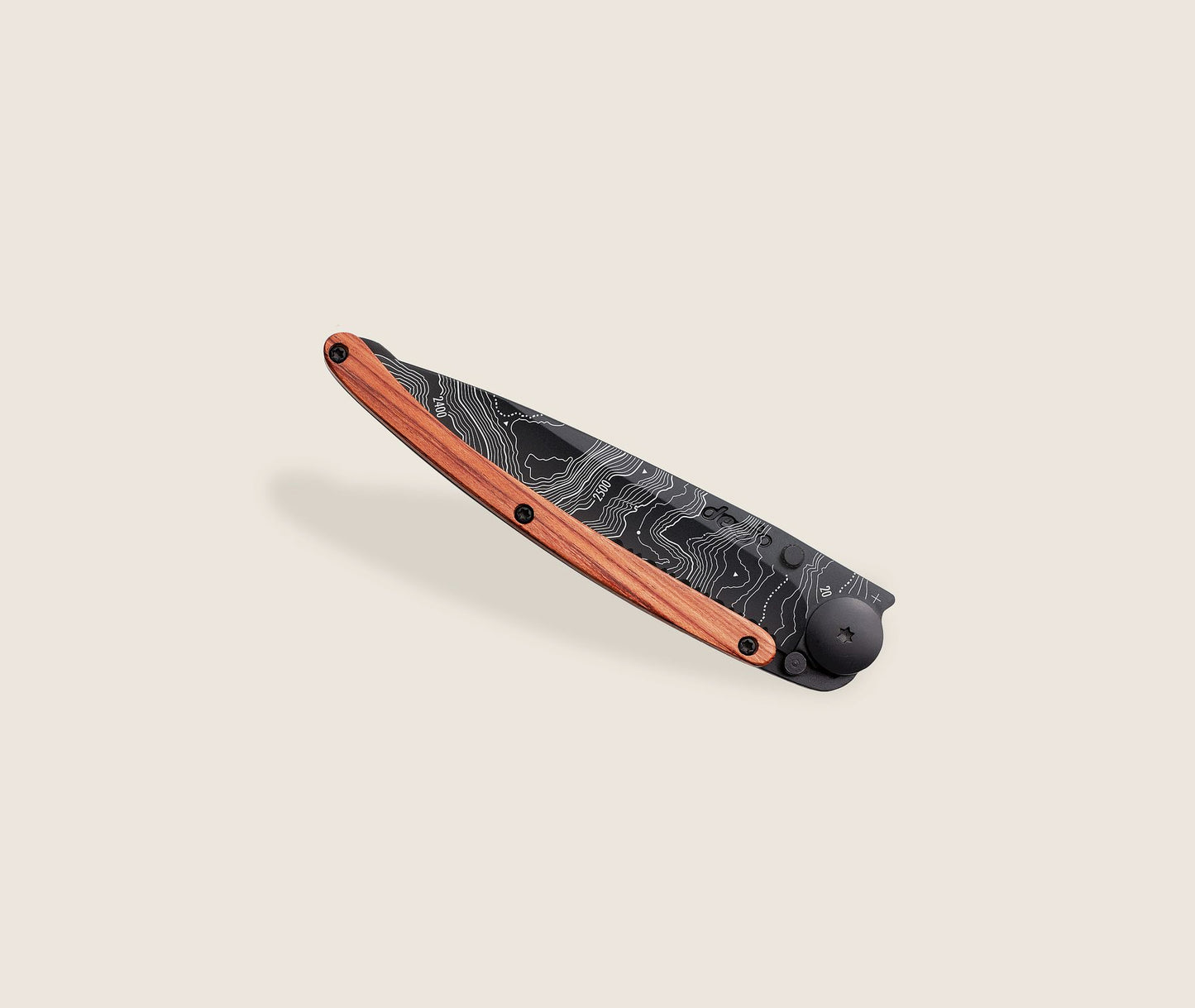 1GB000510 - DEEJO Serrated 37g Coral Wood/Topography