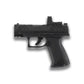 2.6600 - Walther PDP F-Series 3,5" BLK 6mm CO2 2J 11R