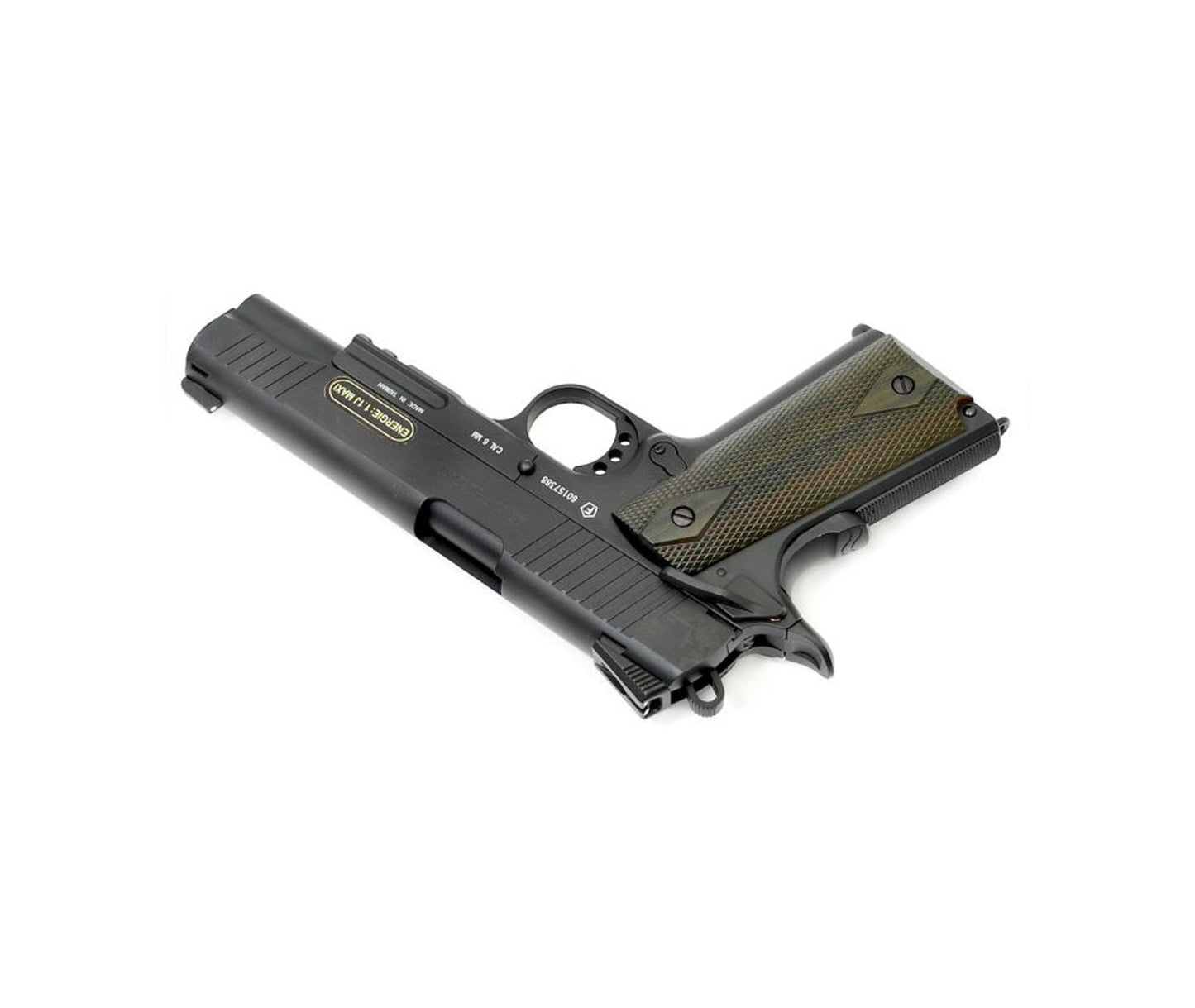 180524 - Colt 1911 Rail Gun GBB CO2 Black Mat 17BBs