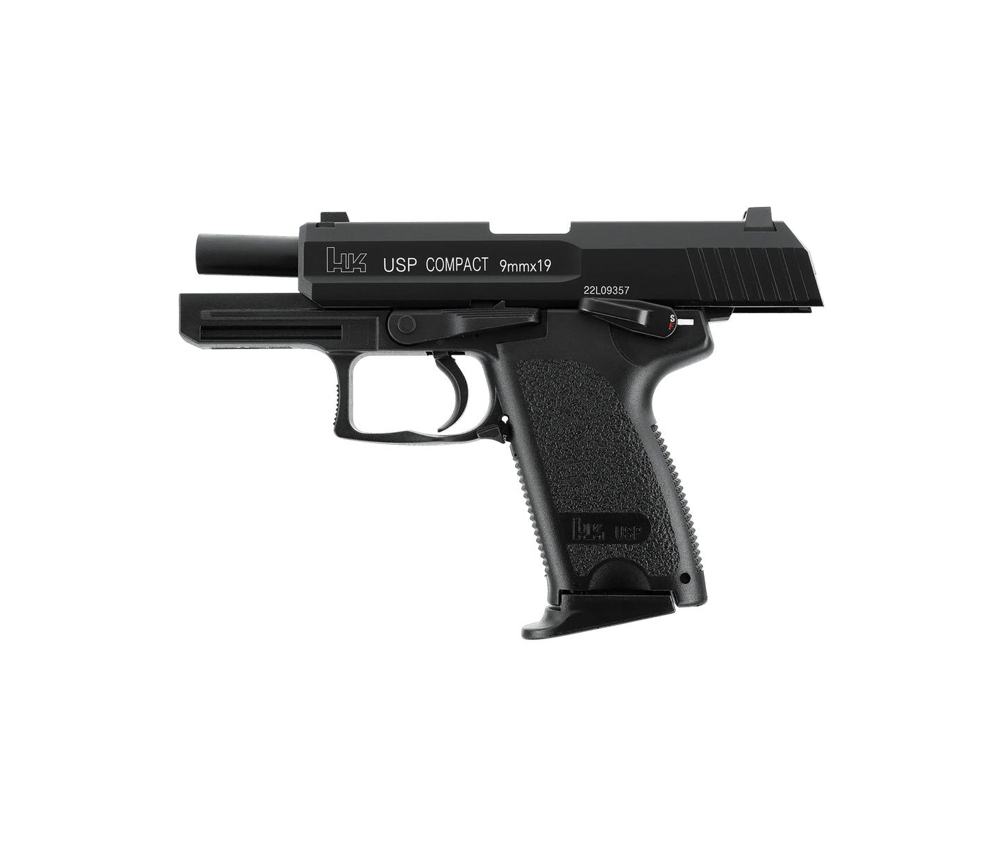 2.5682 - Heckler & Koch USP Compact BLK GBB 6mm 1J 22R