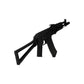 120967 - AKS-105 black steel AEG 6 mm 450 BBS 1J /C4