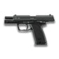 2.6356 - Heckler&Koch USP BLK 6mm CO2 1.3J 18R