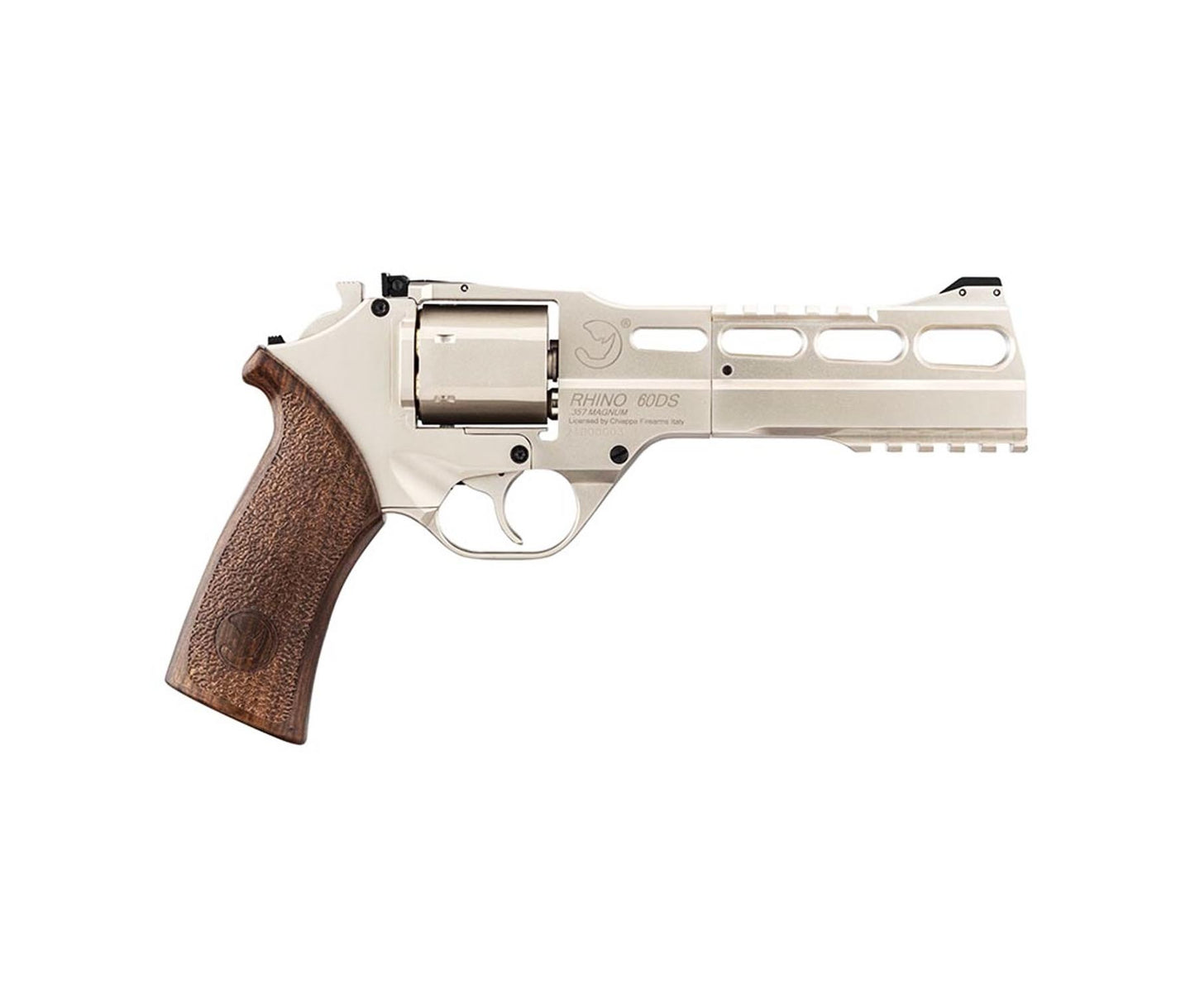 440.127 - RHINO REVOLVER 60DS AIR CO2 bb NICHEL CHROME