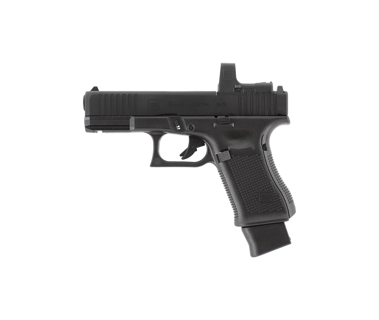 2.6552 - GLOCK 19 Gen5 MOS BLK 6mm CO2 1J 18R