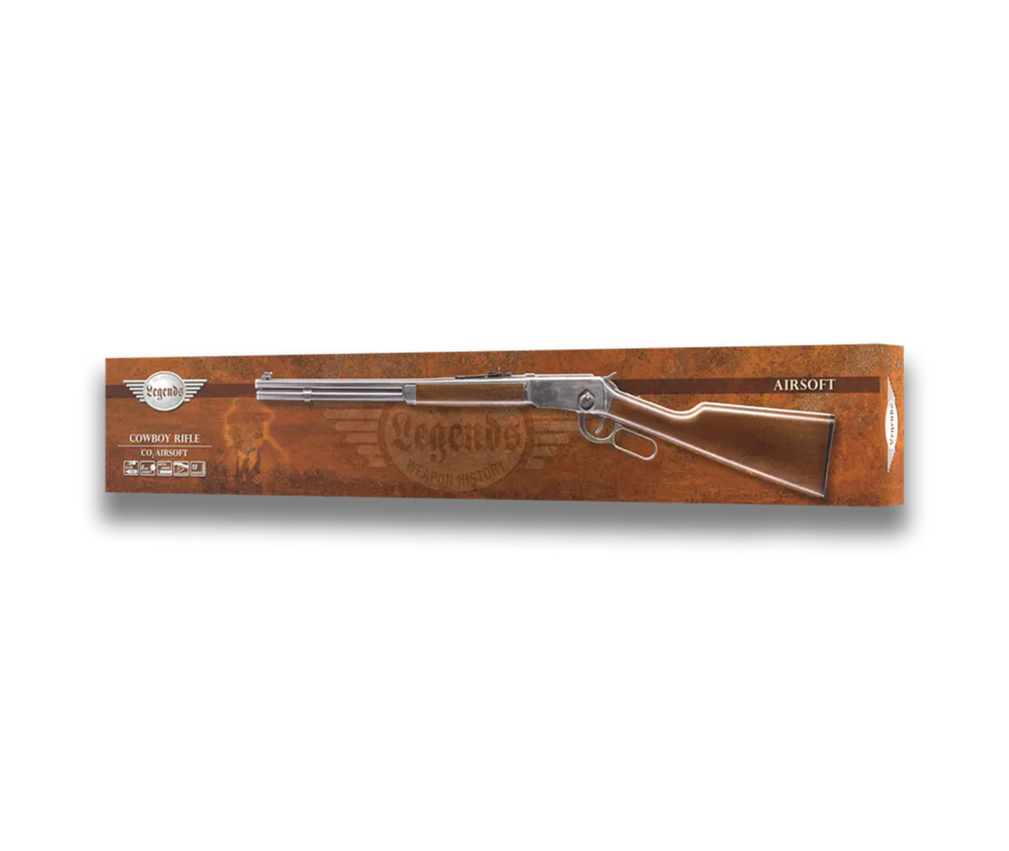 2.6388 - Legends Cowboy Rifle ANT-BRN 6mm CO2 4J 10R