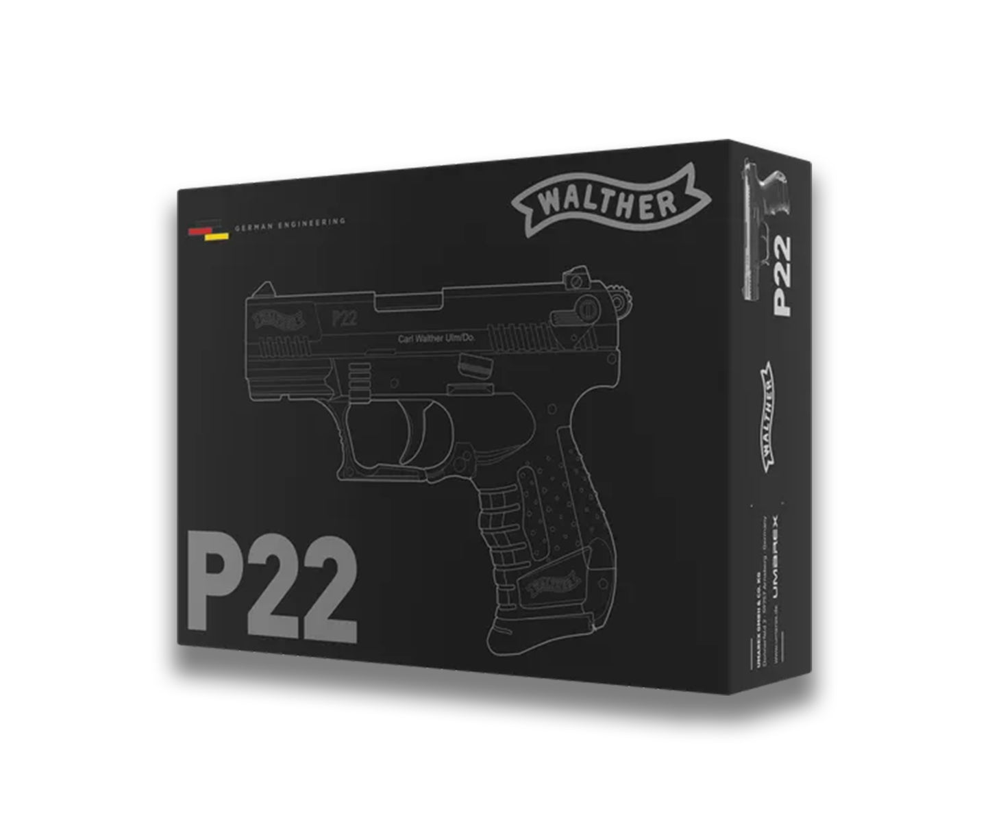 2.5179 - Walther P22 BLK 6mm Spring 0.5J 20R