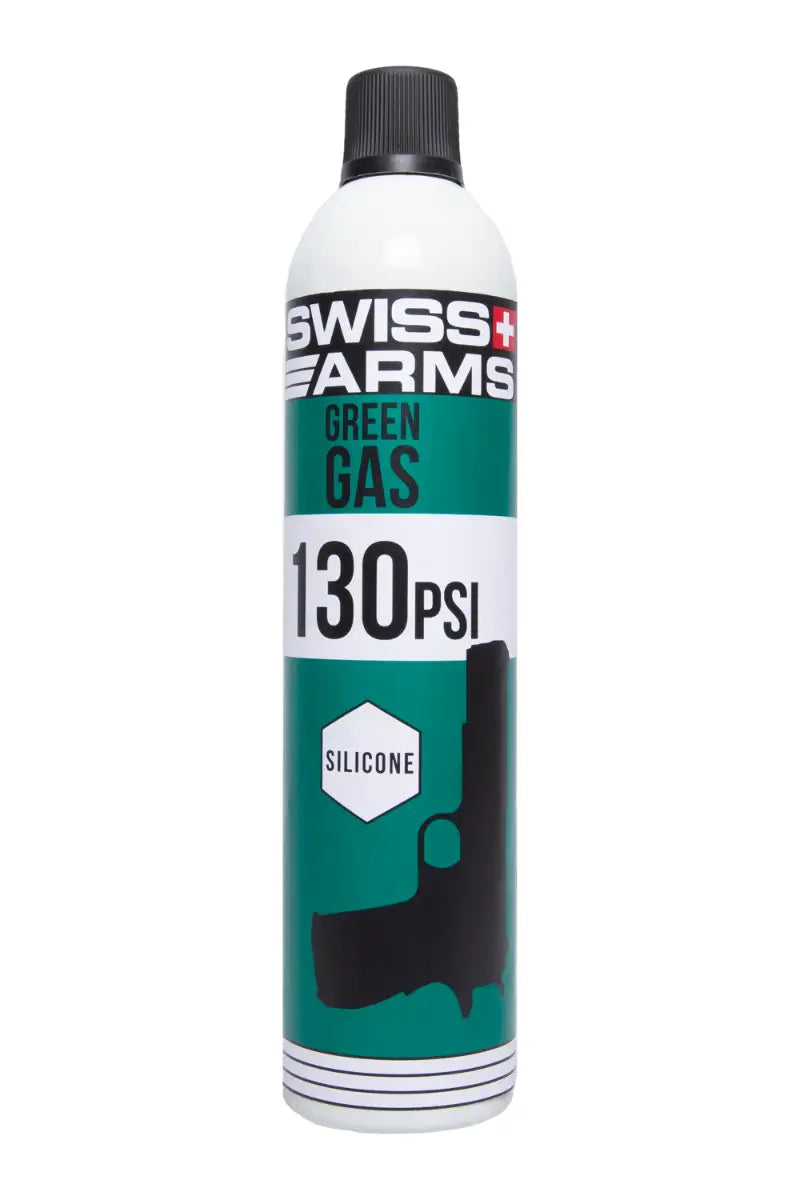 603512 - 130PSI Green Gas bottle - With Silicone / 600mL