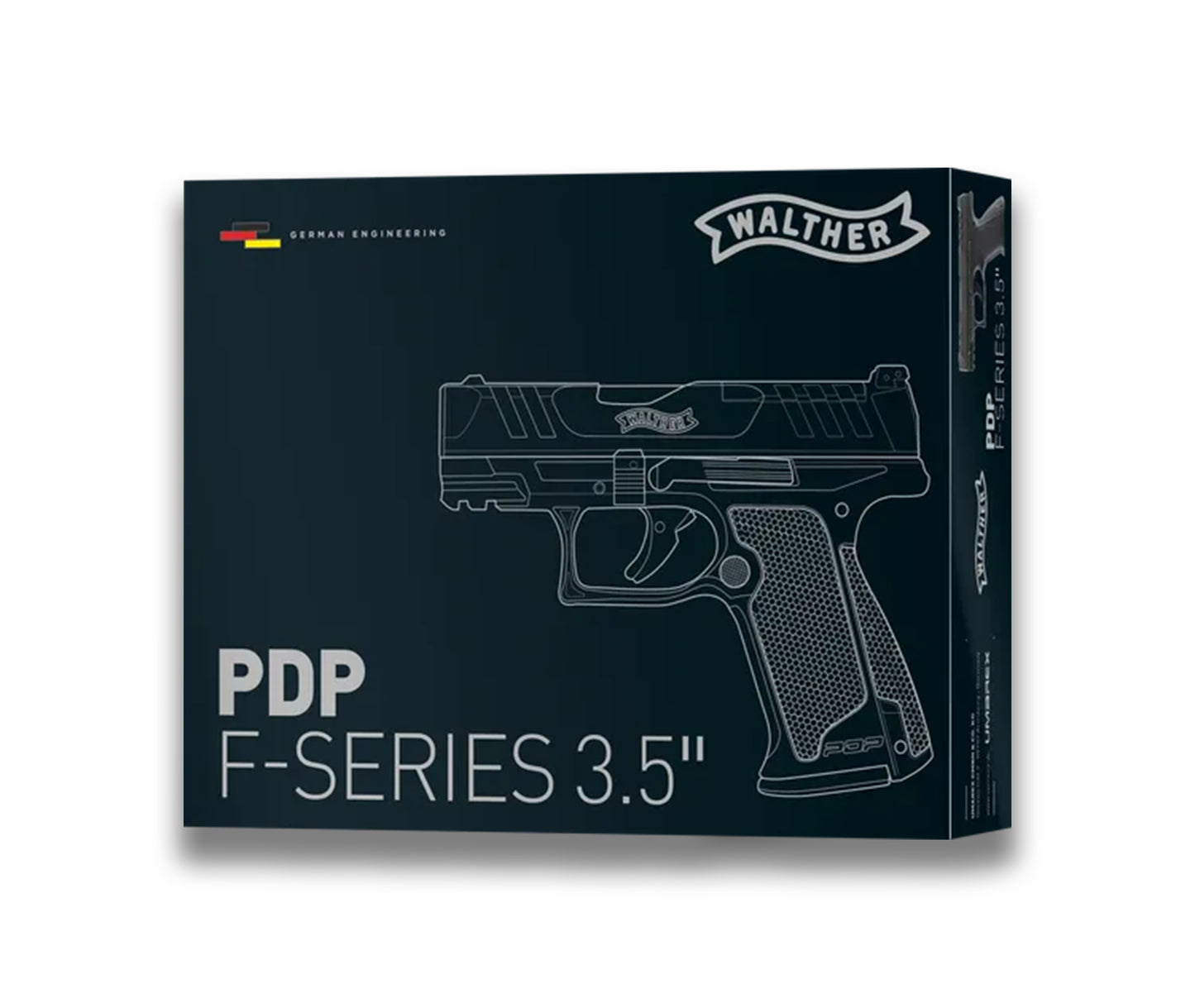 5.8473 - Walther PDP F-Series 3.5" BLK 4.5mm (.177) BB CO2 3.0J 14R