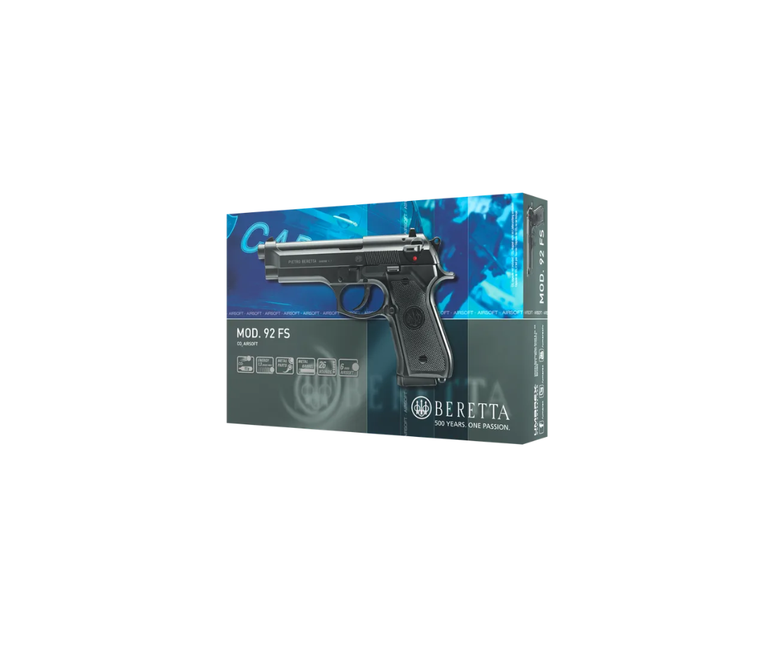 2.5994 - Beretta MOD. 92 FS BLK 6 mm CO2 < 1.3 J 26R